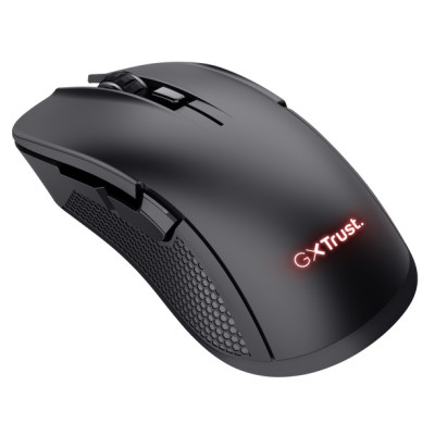 Миша бездротова Trust GXT 923 YBAR, Black, USB (2.4GHz), оптична, 200-7200 dpi, RGB підсвічування, 6 програмованих кнопок, акумулятор (24888)