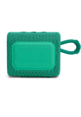 Колонка портативна 1.0 JBL Go 3 Eco Green, 4.2 Вт, Bluetooth, живлення від акумулятора, IP67 водонепроникна (JBLGO3ECOGRN)