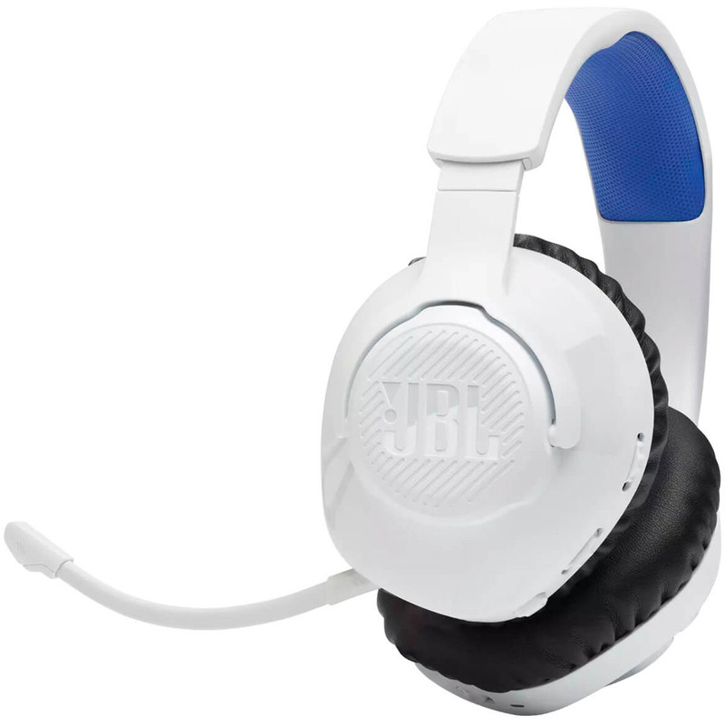 Навушники JBL Quantum 360P, White, Bluetooth/радіоканал, мікрофон, акумулятор, динаміки 40 мм (JBLQ360PWLWHTBLU)