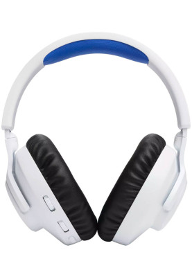 Навушники JBL Quantum 360P, White, Bluetooth/радіоканал, мікрофон, акумулятор, динаміки 40 мм (JBLQ360PWLWHTBLU)