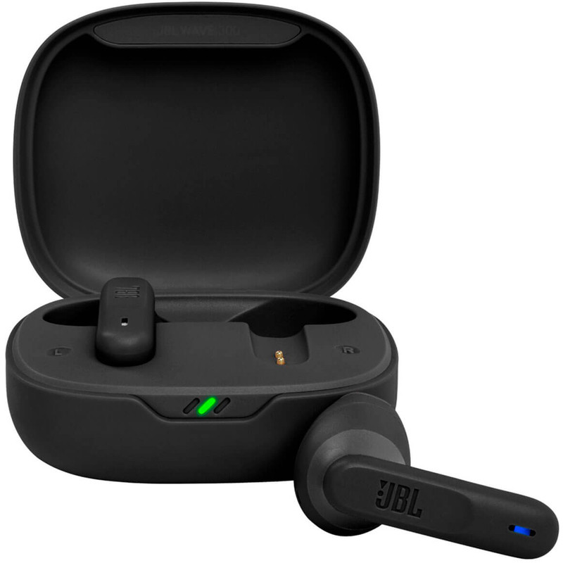Навушники JBL Vibe 300 TWS, Black, Bluetooth, мікрофон, чохол з функцією зарядки (JBLV300TWSBLKEU)