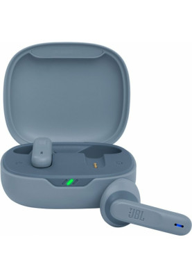 Навушники JBL Vibe 300 TWS, Blue, Bluetooth, мікрофон, чохол з функцією зарядки (JBLV300TWSBLUEU)