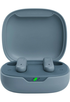 Навушники JBL Vibe 300 TWS, Blue, Bluetooth, мікрофон, чохол з функцією зарядки (JBLV300TWSBLUEU)