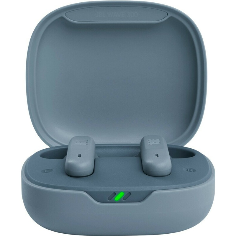 Навушники JBL Vibe 300 TWS, Blue, Bluetooth, мікрофон, чохол з функцією зарядки (JBLV300TWSBLUEU)