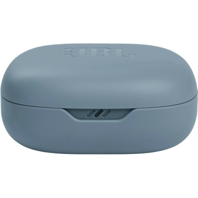 Навушники JBL Vibe 300 TWS, Blue, Bluetooth, мікрофон, чохол з функцією зарядки (JBLV300TWSBLUEU)
