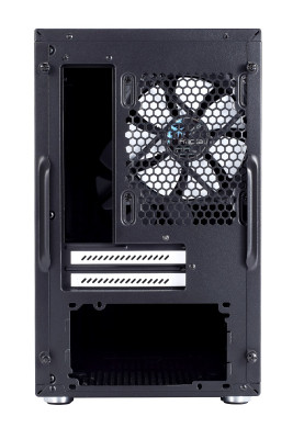 Корпус Fractal Design Define Nano S Window, Black, без БЖ, Mini Tower, для Mini-ITX, 2xUSB 3.0, макс. CPU - 160 мм / VGA - 315 мм, 1x140 мм / 1x120 мм, бічна панель з вікном (FD-CA-DEF-NANO-S-BK-W)