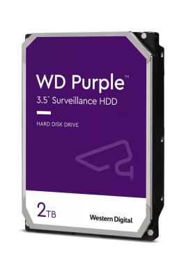 Жорсткий диск 3.5" 2Tb Western Digital Purple, SATA3, 64Mb, 5400 rpm (WD23PURZ)