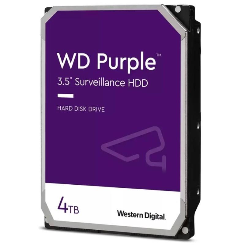 Жорсткий диск 3.5" 4Tb Western Digital Purple, SATA3, 256Mb, 5400 rpm (WD43PURZ)