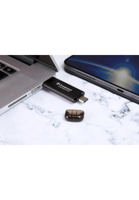 Зовнішній накопичувач SSD, 1Tb, Transcend ESD310C, Black, USB 3.2 / USB Type-C, 1050/950 MB/s (TS1TESD310C)