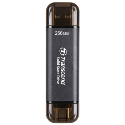 Зовнішній накопичувач SSD, 256Gb, Transcend ESD310C, Black, USB 3.2 / USB Type-C, 1050/950 MB/s (TS256GESD310C)
