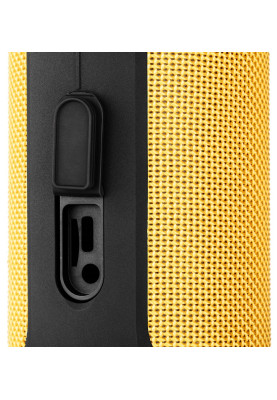 Колонка портативна 2E SoundXTube TWS, Yellow/Black, 2x15 Вт, Bluetooth 5.0, AUX, microSD, USB Type-C, живлення від акумулятора 4000 мАч, IPX7 (2E-BSSXTWYW)
