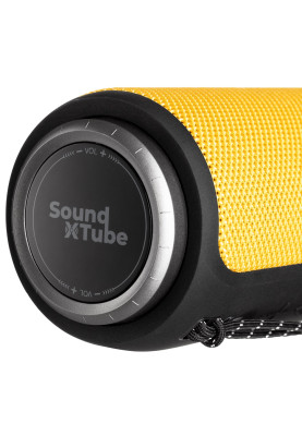 Колонка портативна 2E SoundXTube TWS, Yellow/Black, 2x15 Вт, Bluetooth 5.0, AUX, microSD, USB Type-C, живлення від акумулятора 4000 мАч, IPX7 (2E-BSSXTWYW)
