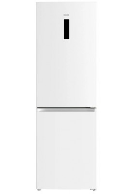 Холодильник Edler ED-355CBW, White, двокамерний, з нижньою мор. камерою, No Frost, загальний об'єм 281L, корисний об'єм 201L/80L, дисплей, електронний контроль температури, A+, режим "відпустка", 185x60x59.5см