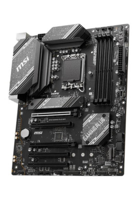 Материнська плата LGA1700, MSI B760 GAMING PLUS WIFI, B760, 4xDDR5, Int.Video(CPU), 4xSATA3, 2xM.2, 2xPCI-E 16x 4.0, 3xPCI-E 16x 3.0, ALC897, RTL8125BG, WiFi 6E, Bluetooth 5.3, 8xUSB3.2/6xUSB2.0, HDMI/DP, ATX