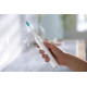 Зубна щітка електрична Philips Sonicare 3100 series HX3671/13 White, звукова технологія чищення, 1 насадка, доросла, час безперервної роботи 14днів, індикатор зарядки, датчик тиску, таймер