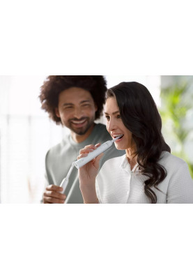 Зубна щітка електрична Philips Sonicare 3100 series HX3671/13 White, звукова технологія чищення, 1 насадка, доросла, час безперервної роботи 14днів, індикатор зарядки, датчик тиску, таймер