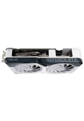 Відеокарта GeForce RTX 4060 Ti, Asus, DUAL OC (White Edition), 8Gb GDDR6, 128-bit, HDMI/3xDP, 2595/18000 MHz, 8-pin (DUAL-RTX4060TI-O8G-WHITE)