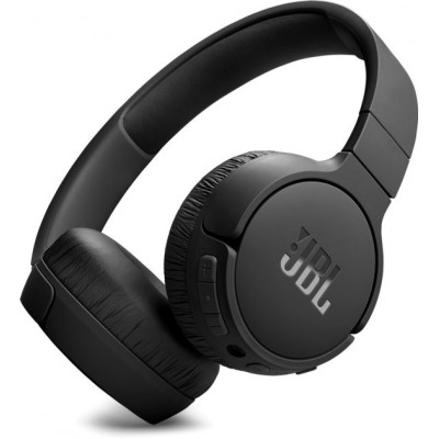 Навушники JBL Tune 670NC, Black, Bluetooth 5.3/3.5 мм, мікрофон, технологія "Pure Bass", складаються, підтримка Siri и Google Now (JBLT670NCBLK)