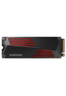Твердотільний накопичувач M.2 1Tb, Samsung 990 Pro, PCI-E 4.0 x4, MLC 3-bit V-NAND, 7450/6900 MB/s, з радіатором (MZ-V9P1T0CW)