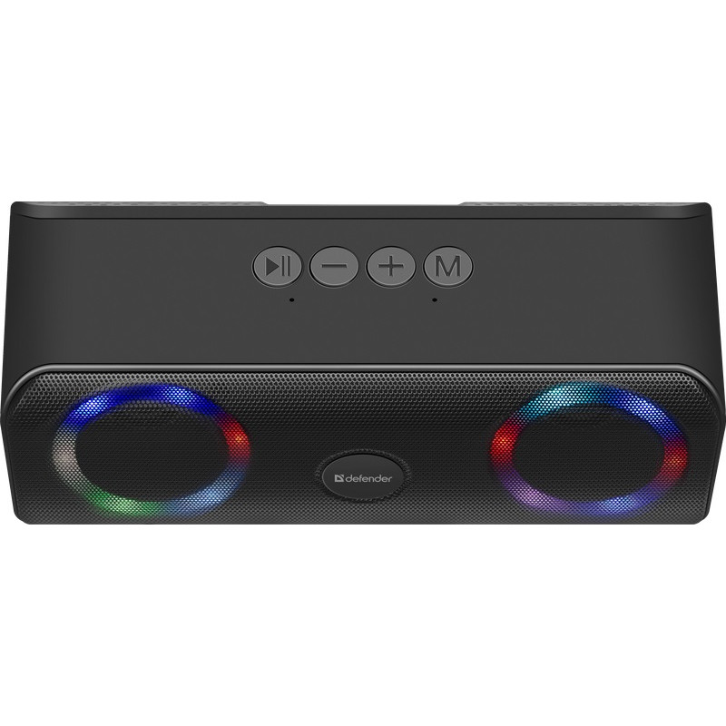 Колонка портативна Defender Q1, Black, 10 Вт, Bluetooth, 1200 mAh (65301)