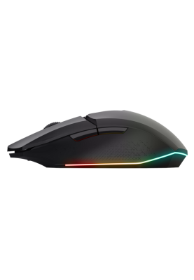 Миша бездротова Trust GXT 110 FELOX, Black, USB 2.4GHz, оптична (сенсор PAW3212), 800 - 4800 dpi, 6 кнопок, акумулятор (25037)