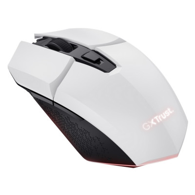 Миша бездротова Trust GXT 110 FELOX, White, USB 2.4GHz, оптична (сенсор PAW3212), 800 - 4800 dpi, 6 кнопок, акумулятор (25069)