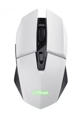 Миша бездротова Trust GXT 110 FELOX, White, USB 2.4GHz, оптична (сенсор PAW3212), 800 - 4800 dpi, 6 кнопок, акумулятор (25069)