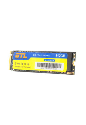 Твердотільний накопичувач SSD 512Gb, GTL Poseidon, PCI-E 3.0 x4, M.2 2280, 3D TLC, 2100/1700 МБ/с, Bulk (GTLPOS512GBNV)