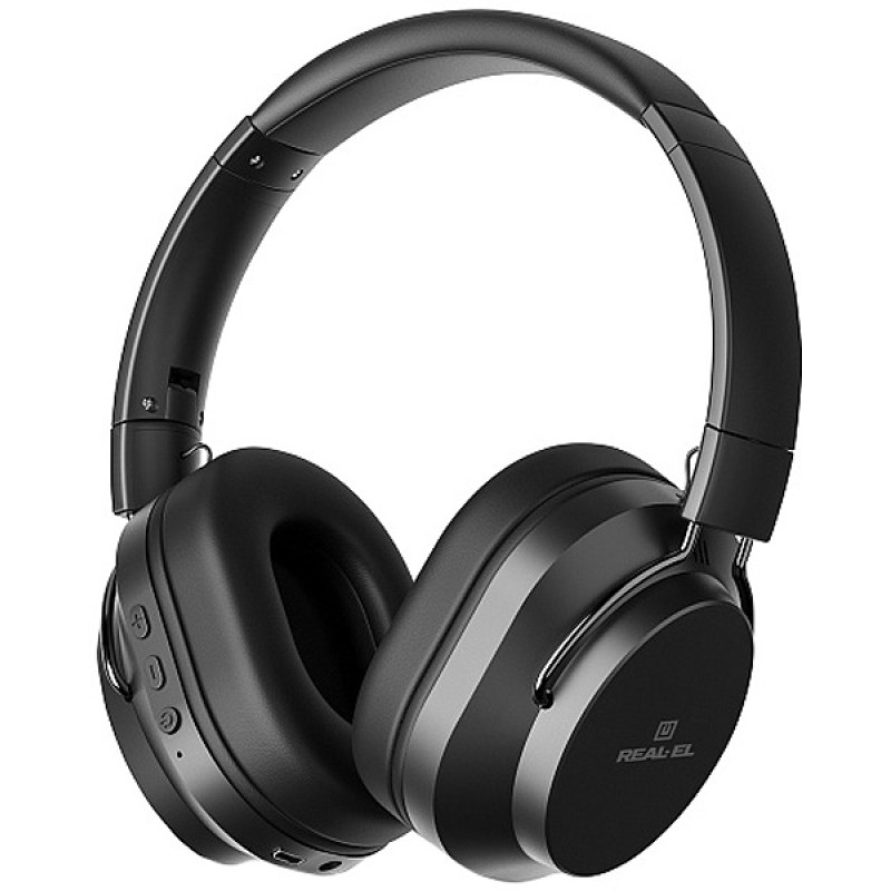 Навушники REAL-EL GD-860 Black, Bluetooth V4.2, накладні, складні, мікрофон