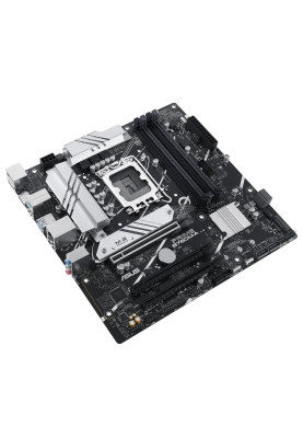 Материнська плата LGA1700, Asus PRIME B760M-A-CSM, B760, 4xDDR5, Int.Video(CPU), 4xSATA3, 2xM.2, 3xPCI-E 4.0 x16, Realtek 7.1, Realtek 2.5Gb, 5xUSB3.2/7xUSB2.0, HDMI/DP, MicroATX