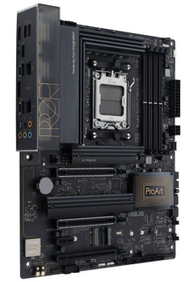 Материнська плата AM5 Asus ProArt B650-CREATOR, B650, 4xDDR5, Int.Video (CPU), 4xSATA3, 3xM.2, 3xPCI-E 4.0 x16, 1xPCI-E 4.0 x1, 1xM.2 (Key E), Realtek 7.1, Realtek 2.5Gb + Realtek 1Gb, 7xUSB3.2/4xUSB2.0, HDMI/Type-C, ATX