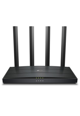 Роутер TP-LINK Archer AX12, Wi-Fi 802.11ax, до 1501 Mb/s, 2.4/5GHz, 3 LAN 10/100/1000 Mb/s, RJ45 10/100/1000Mb/s (GE), 4 зовнішні антени