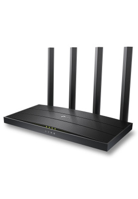 Роутер TP-LINK Archer AX12, Wi-Fi 802.11ax, до 1501 Mb/s, 2.4/5GHz, 3 LAN 10/100/1000 Mb/s, RJ45 10/100/1000Mb/s (GE), 4 зовнішні антени