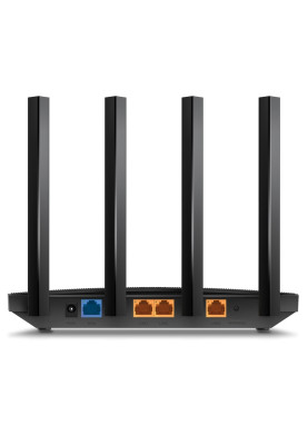 Роутер TP-LINK Archer AX12, Wi-Fi 802.11ax, до 1501 Mb/s, 2.4/5GHz, 3 LAN 10/100/1000 Mb/s, RJ45 10/100/1000Mb/s (GE), 4 зовнішні антени