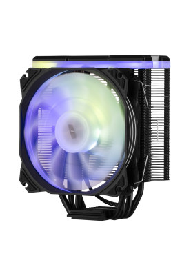 Кулер для процесора 2E Gaming Air Cool AC120D4TC-ARGB, алюміній, мідні теплові трубки, 1x120 мм ARGB PWM, для Intel 115x/1200/1366/1700, AMD AMx/FMx, до 180 Вт (2E-AC120D4TC-ARGB)