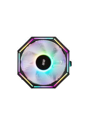 Кулер для процесора 2E Gaming Air Cool AC120ZP RGB, алюміній, 1x120 мм RGB PWM, для Intel 115x/1200/1700, AMD AMx/FMx, до 95 Вт (2E-AC120ZP-RGB)