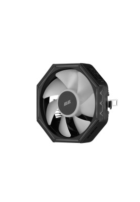 Кулер для процесора 2E Gaming Air Cool AC120ZP RGB, алюміній, 1x120 мм RGB PWM, для Intel 115x/1200/1700, AMD AMx/FMx, до 95 Вт (2E-AC120ZP-RGB)