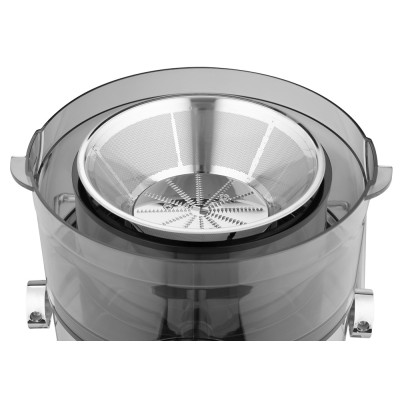 Соковитискач Ardesto JEG-800, Black/Silver, відцентрова, 800Вт, ємність для соку 1000мл, 2 швидкості, горловина "ціле яблуко" 75мм, малошумний двигун, протиковзні ніжки