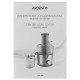 Соковитискач Ardesto JEG-800, Black/Silver, відцентрова, 800Вт, ємність для соку 1000мл, 2 швидкості, горловина "ціле яблуко" 75мм, малошумний двигун, протиковзні ніжки