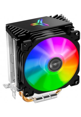 Кулер для процесора Jonsbo CR-1200, Black, алюміній/мідь, 1x92 мм RGB PWM, для Intel 115x/1200/1700, AMD AMx/FMx
