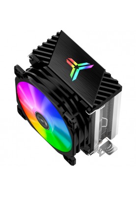 Кулер для процесора Jonsbo CR-1200, Black, алюміній/мідь, 1x92 мм RGB PWM, для Intel 115x/1200/1700, AMD AMx/FMx