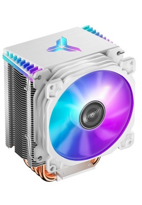 Кулер для процесора Jonsbo CR-1400, White, алюміній/мідь, 1x92 мм RGB PWM, для Intel 115x/1200/1700, AMD AMx/FMx
