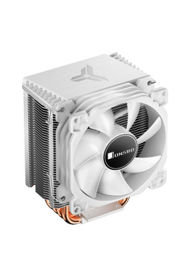 Кулер для процесора Jonsbo CR-1400, White, алюміній/мідь, 1x92 мм RGB PWM, для Intel 115x/1200/1700, AMD AMx/FMx