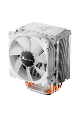 Кулер для процесора Jonsbo CR-1400, White, алюміній/мідь, 1x92 мм RGB PWM, для Intel 115x/1200/1700, AMD AMx/FMx