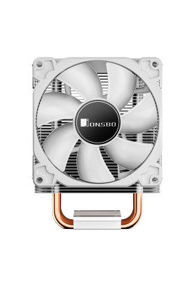 Кулер для процесора Jonsbo CR-1400, White, алюміній/мідь, 1x92 мм RGB PWM, для Intel 115x/1200/1700, AMD AMx/FMx