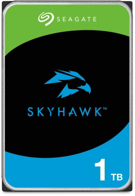 Жорсткий диск 3.5" 1Tb Seagate SkyHawk, SATA3, 256Mb, 5400 rpm (ST1000VX013)