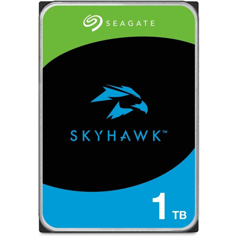 Жорсткий диск 3.5" 1Tb Seagate SkyHawk, SATA3, 256Mb, 5400 rpm (ST1000VX013)