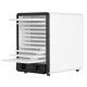 Сушарка овочів та фруктів Liberton LFD-5527P, White, 520W, механічне керування з цифровим дисплеєм, об'єм 23л, 10 ярусів, регулювання висоти, діапазон температури 35-70C, 2*піддон для пастили, решітка для ковбасок