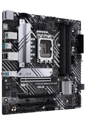 Мат.плата LGA1700, Asus PRIME B660M-A D4-CSM, B660, 4xDDR4, Int.Video(CPU), 4xSATA3, 2xM.2, 1xPCI-E 16x 4.0, 2xPCI-E 16x 3.0, ALC997, GLan, 5xUSB3.2/6xUSB2.0, HDMI/DP, CrossFire, MicroATX