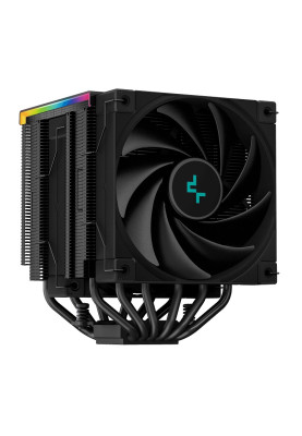 Кулер для процесора Deepcool AK620 DIGITAL, Black, 2x120 мм, LCD екран, для Intel 1700/1200/115x/2011/2066, AMD AMx/FMx, висота 162 мм (R-AK620-BKADMN-G)